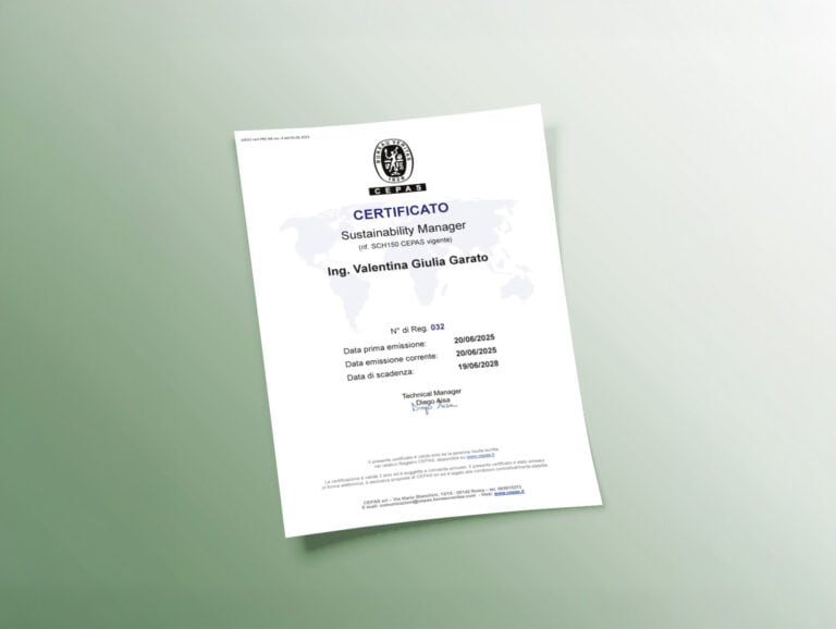 Certificazione Manager Sostenibilita